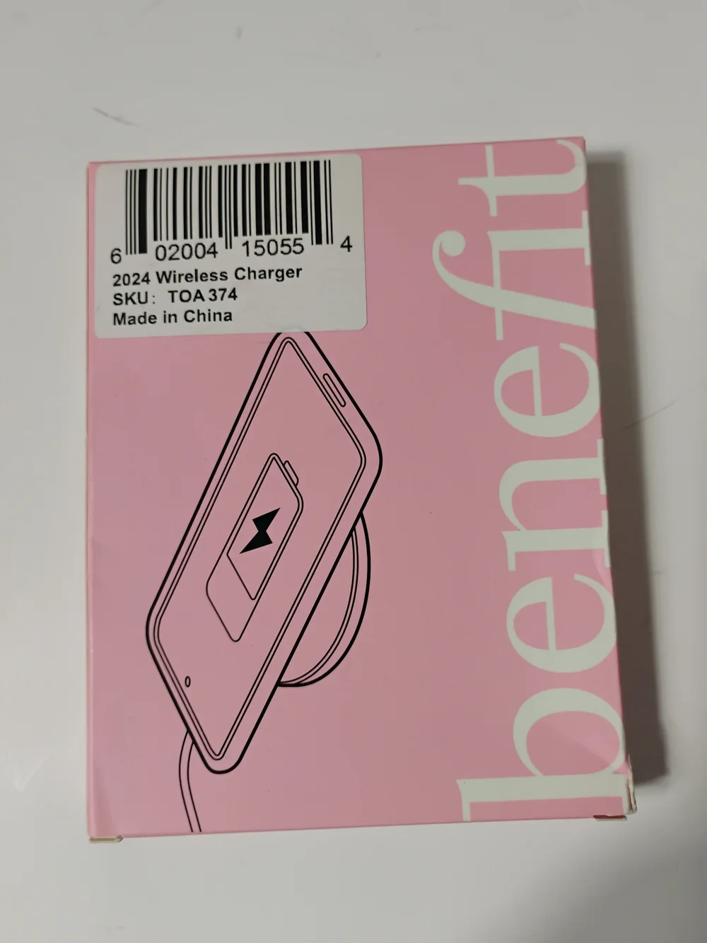 Benefit Pink Wireless Charger Pad